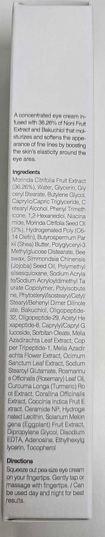 Anti aging under eye care product box and tube view