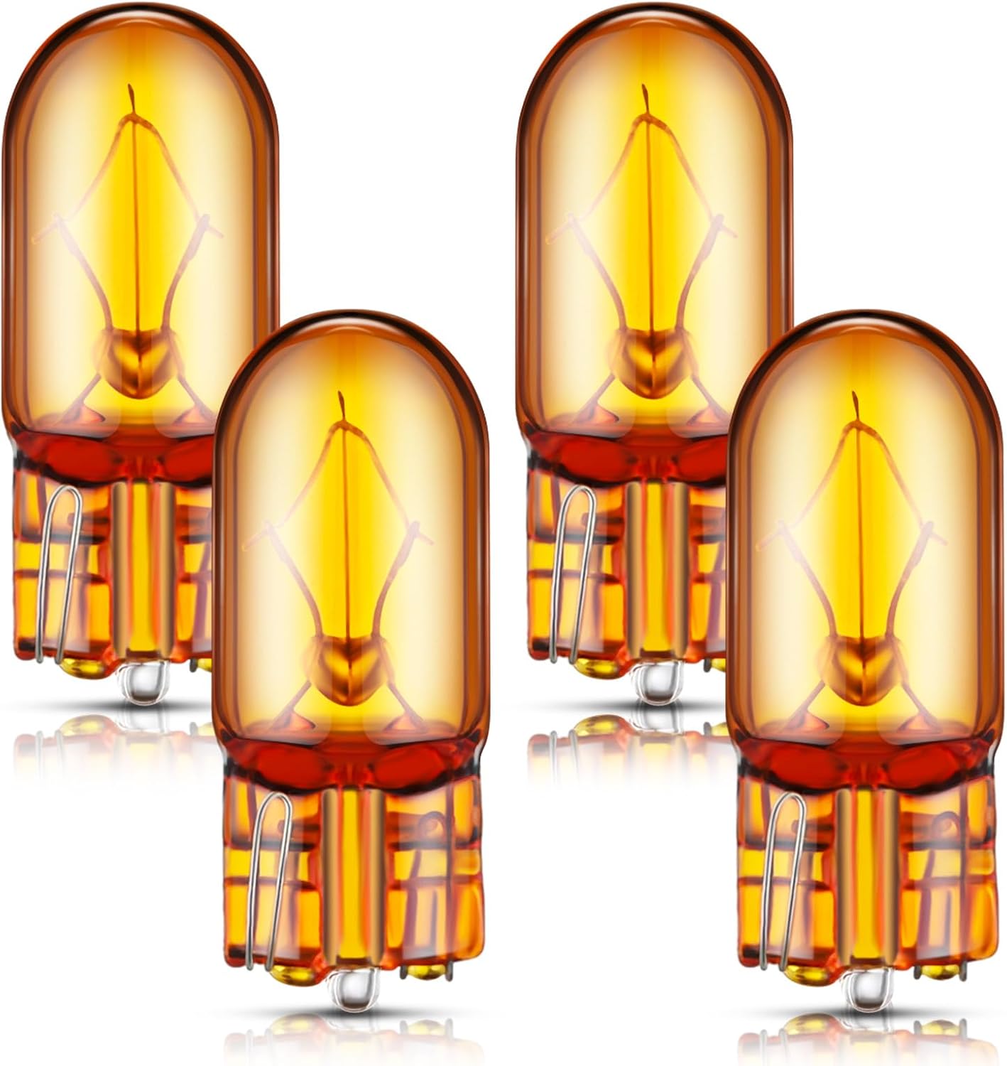 Rossesay 2827NATB automotive miniature amber bulbs front view package layout
