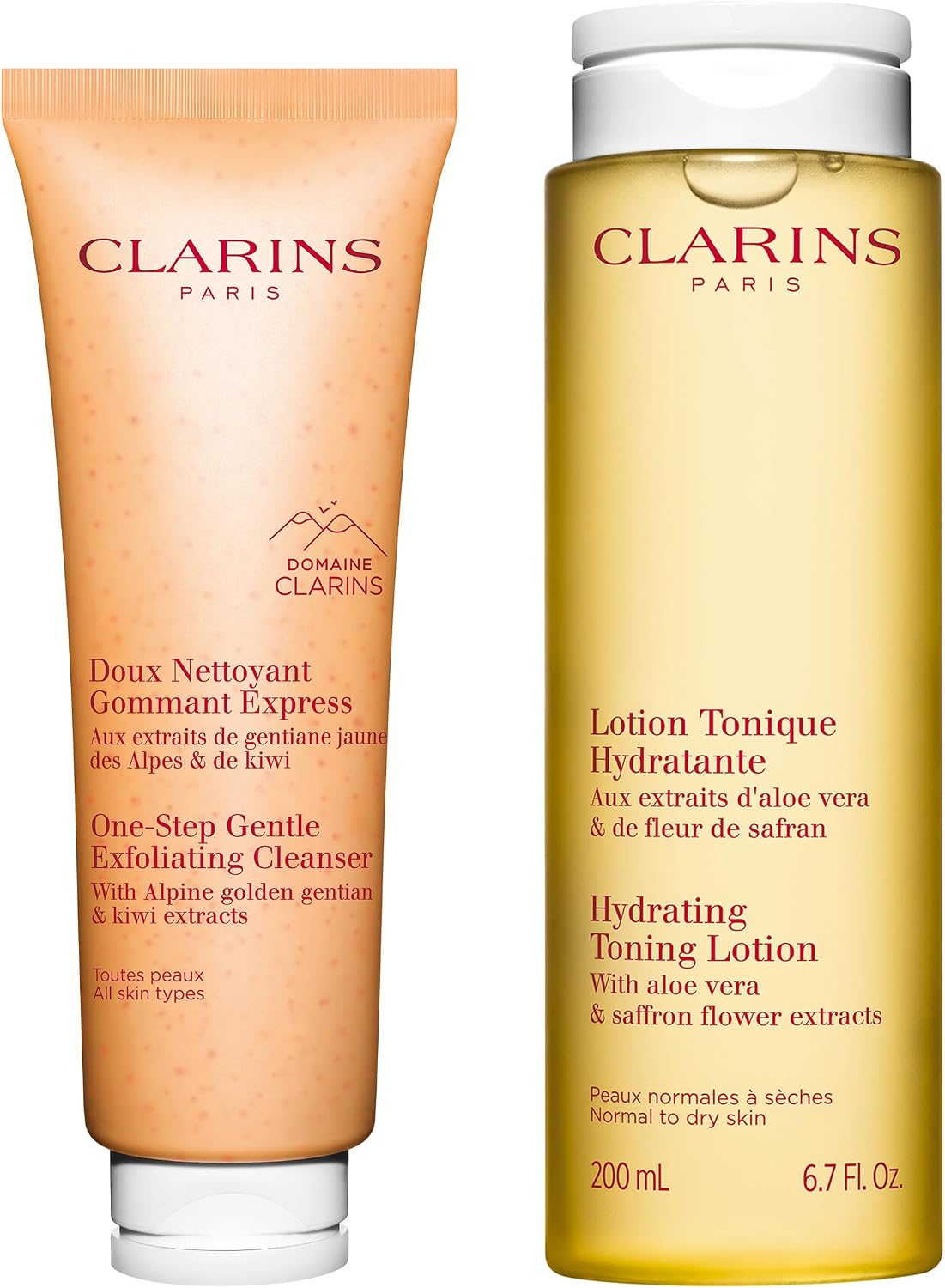 Clarins 125ml facial cleanser full packaging display