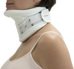 Ita-Med Cc-265 rigid plastic cervical collar with chin support front view medical neck brace
