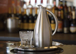 Service Ideas brushed stainless steel tray bottom grip detail
