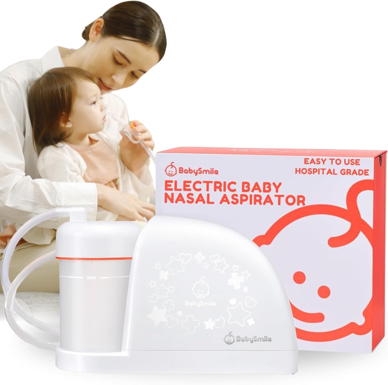 BabySmile electric nasal aspirator S-504 front view
