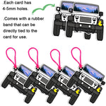 Back view of the duck ducking game card with customizable space