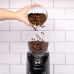 Capresso Infinity Plus Conical Burr Grinder, Black | Commercial-grade steel burrs, 16 settings, low-speed gear motor - Image 9