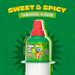 Pelon Pelo Rico tamarind candy side profile of bottle