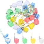 JIYIN tooth necklace boxes pack of twenty front view on white background.