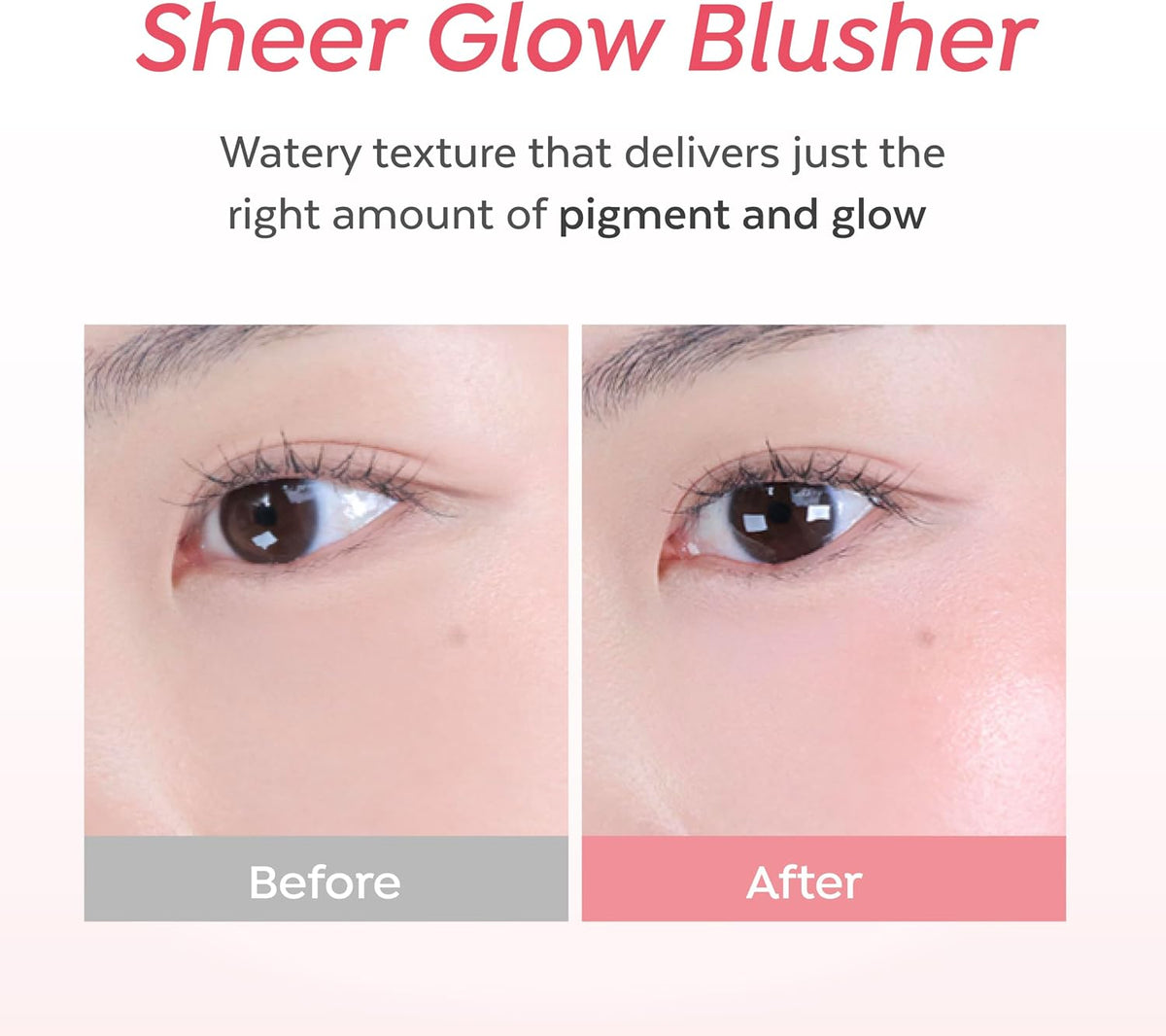 Close up of A'PIEU Juicy-Pang Water Blusher PK02 label