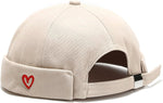XYIYI Mens Docker Cap Brimless Hats Skullcap Worker Sailor Cap Rolled Cuff Retro Beanie Hat - Image 11