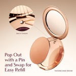 Charlotte Tilbury Airbrush Matte Bronzer branding and star emblem