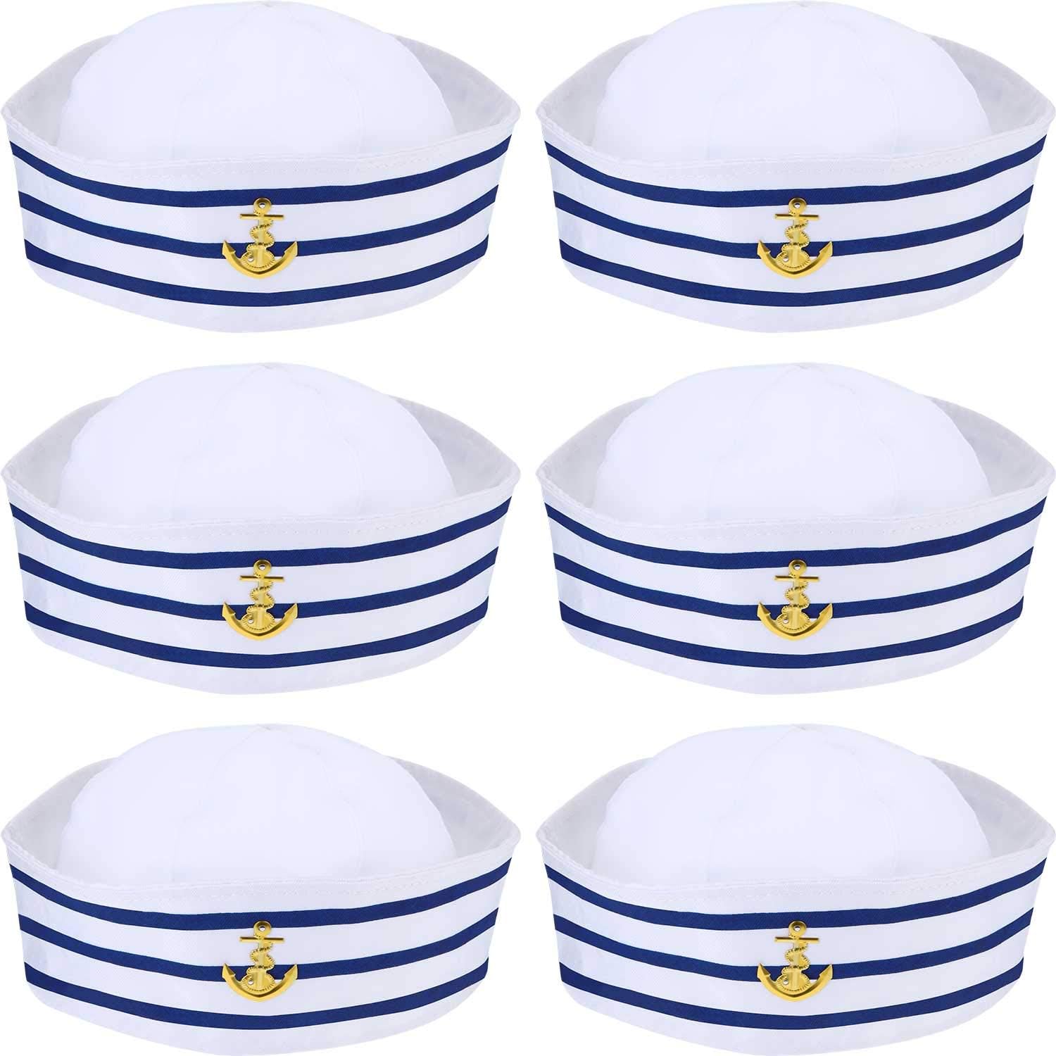 Syhood sailor captain navy hat front view