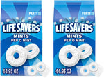 LIFESAVERS Pep-O-Mint Peppermint Hard Candy, Breath Refreshing Mint Candy, 2.8 lb Bag - Image 9