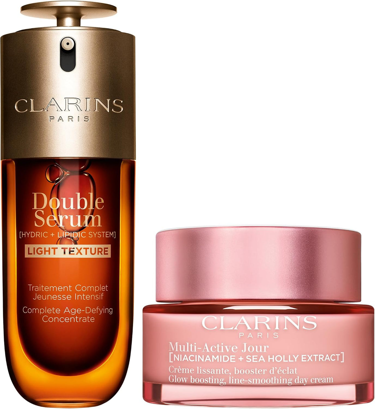 Clarins DOUBLE SERUM LIGHT TEXTURE | Anti Aging Serum | Visibly Firms, Smoothes, Boosts Radiance and Refines Pores | 24H Hydration | Great for Combination to Oily Skin and Humid Climates - Image 15