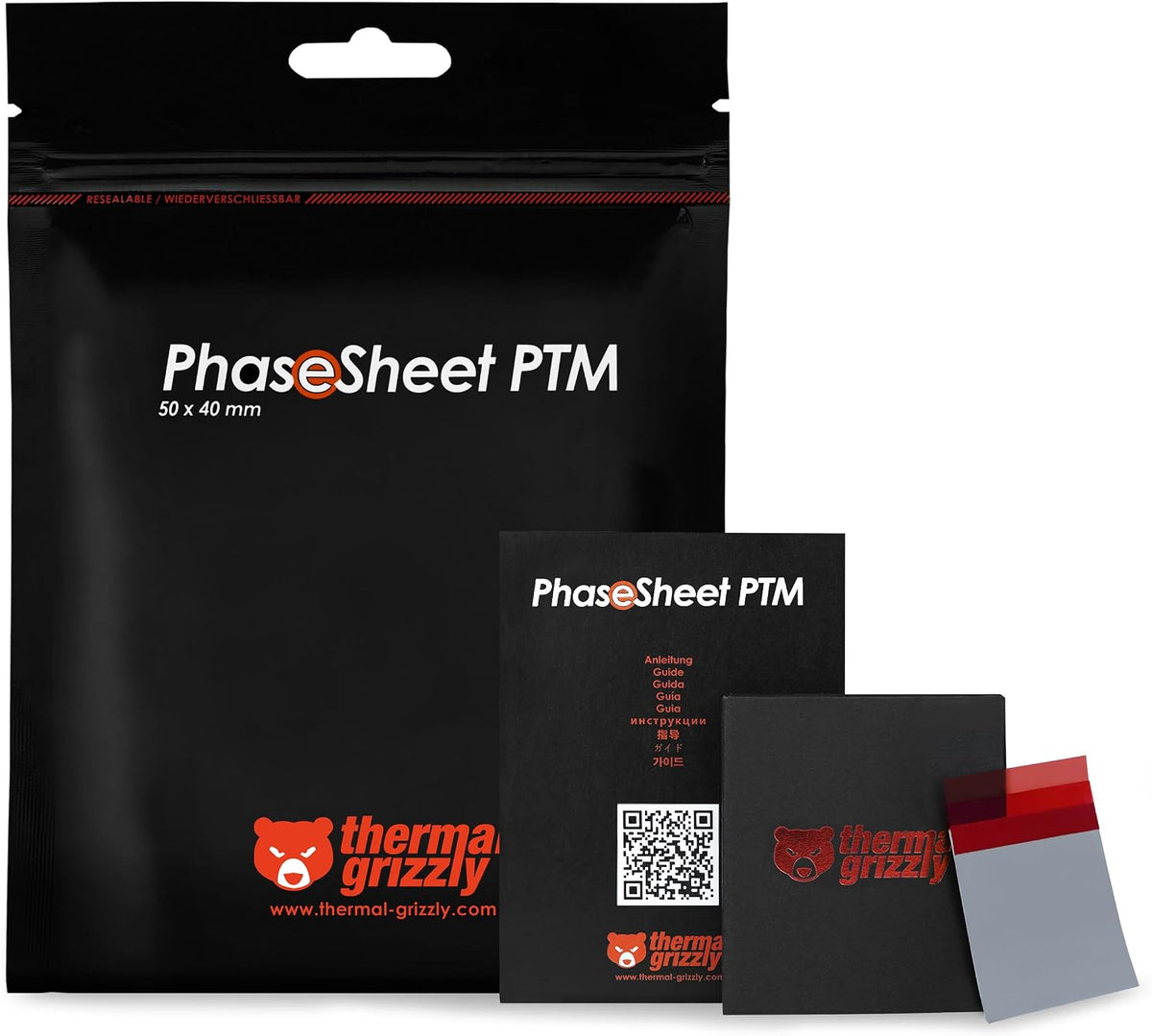 Thermal Grizzly thermal pad cutting and sizing guide