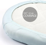 GRSSDER jersey knit bassinet sheet elastic bottom detail