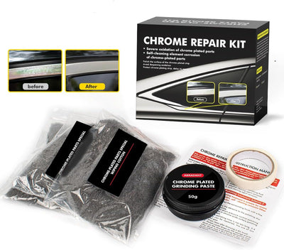 Metal Polish Restorer and Protectant, Chrome Cleaner and Polish for Cars, Removes Oxidation and Discoloration from Metal, Aluminum, Stainless Steel, Brass, Chrome and More - Image 1