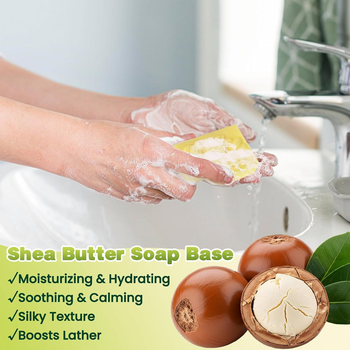 Variety of dried flowers and botanical additives for homemade soap decorating