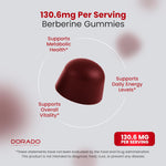 Dorado Nutrition Berberine 1200 milligrams bottle packaging