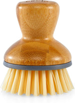 Full Circle Bubbly Palm Brush - Family Safe, Formaldehyde-Free - Ergonomic Palm Scrubber with Handle for Kitchen Cleaning, Dish Scrub Brush for Nonstick, Cast Iron & Sink, White - Image 9