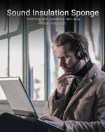 Awatrue 3.5mm jack headphone soft protein leather cushions