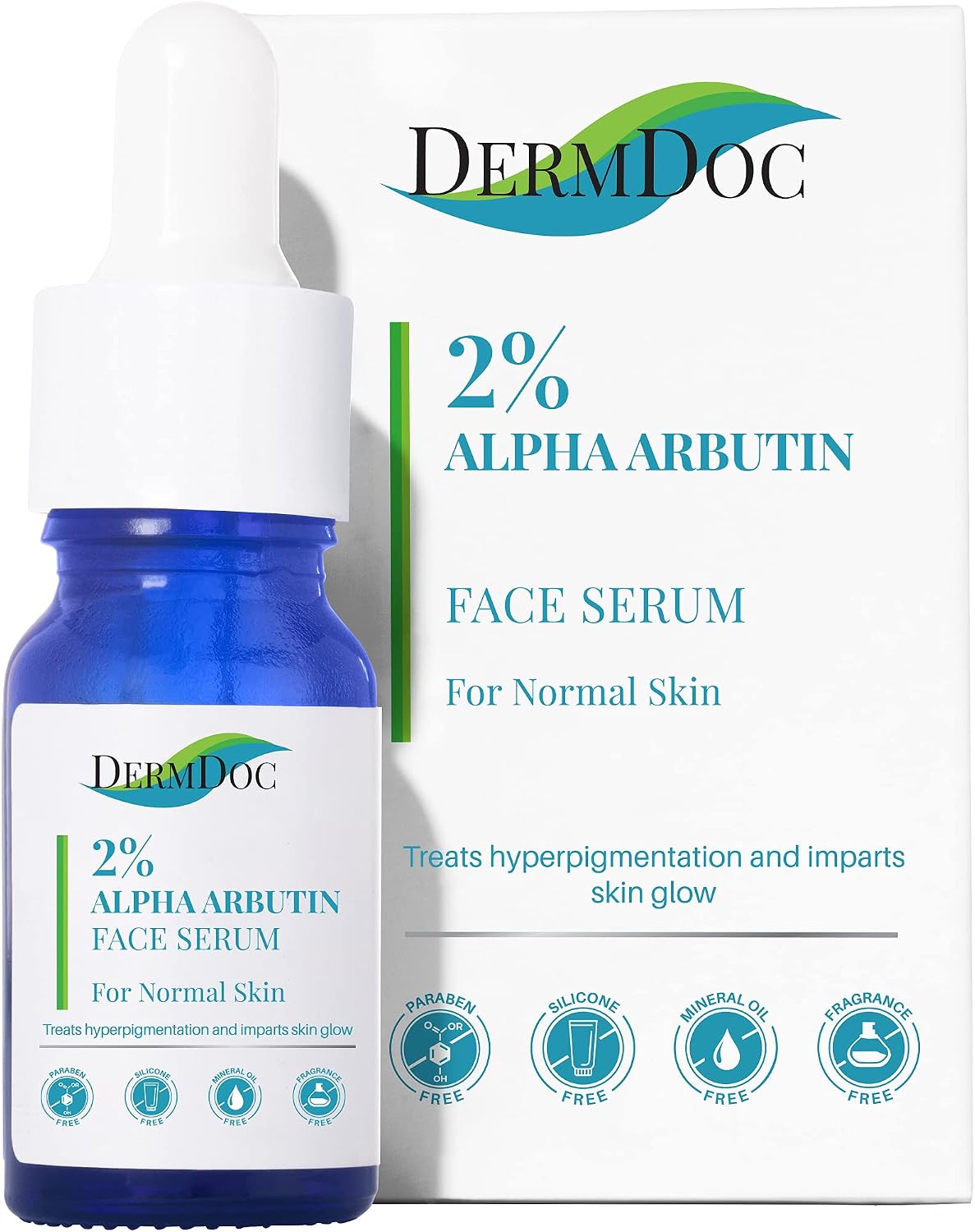 DermDoc face serum front view bottle