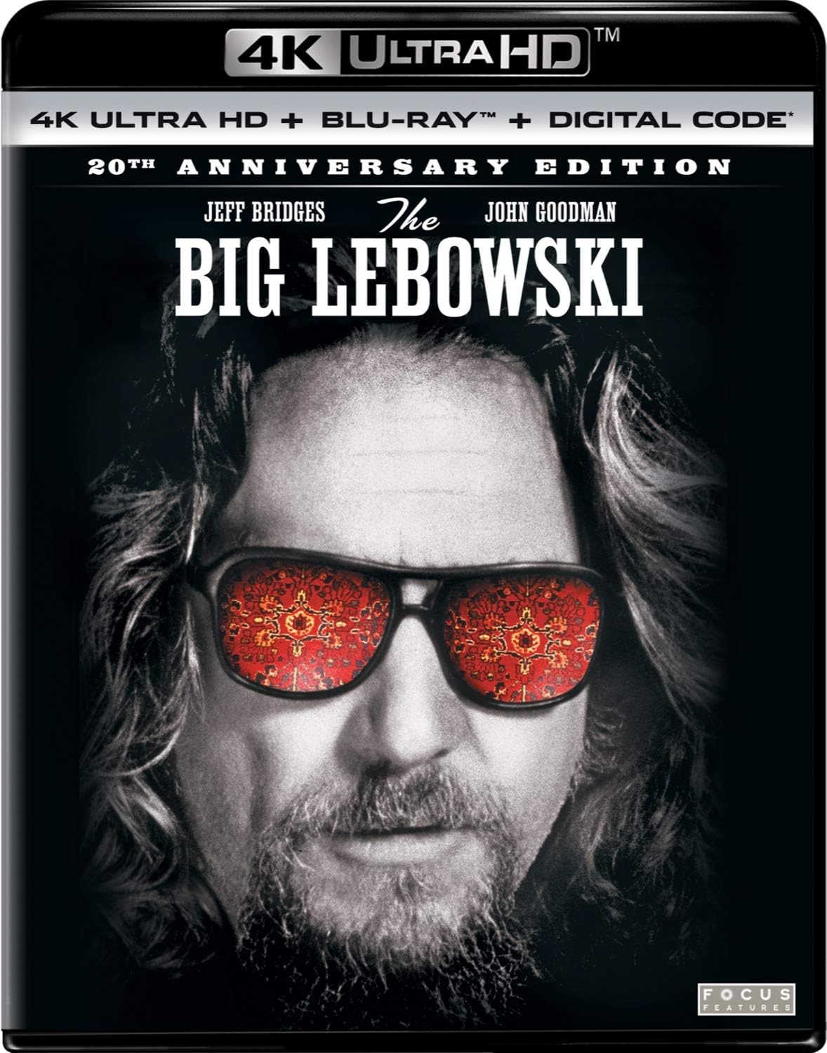 Jeff Bridges The Big Lebowski 4K Ultra HD Blu-ray front view collector movie release