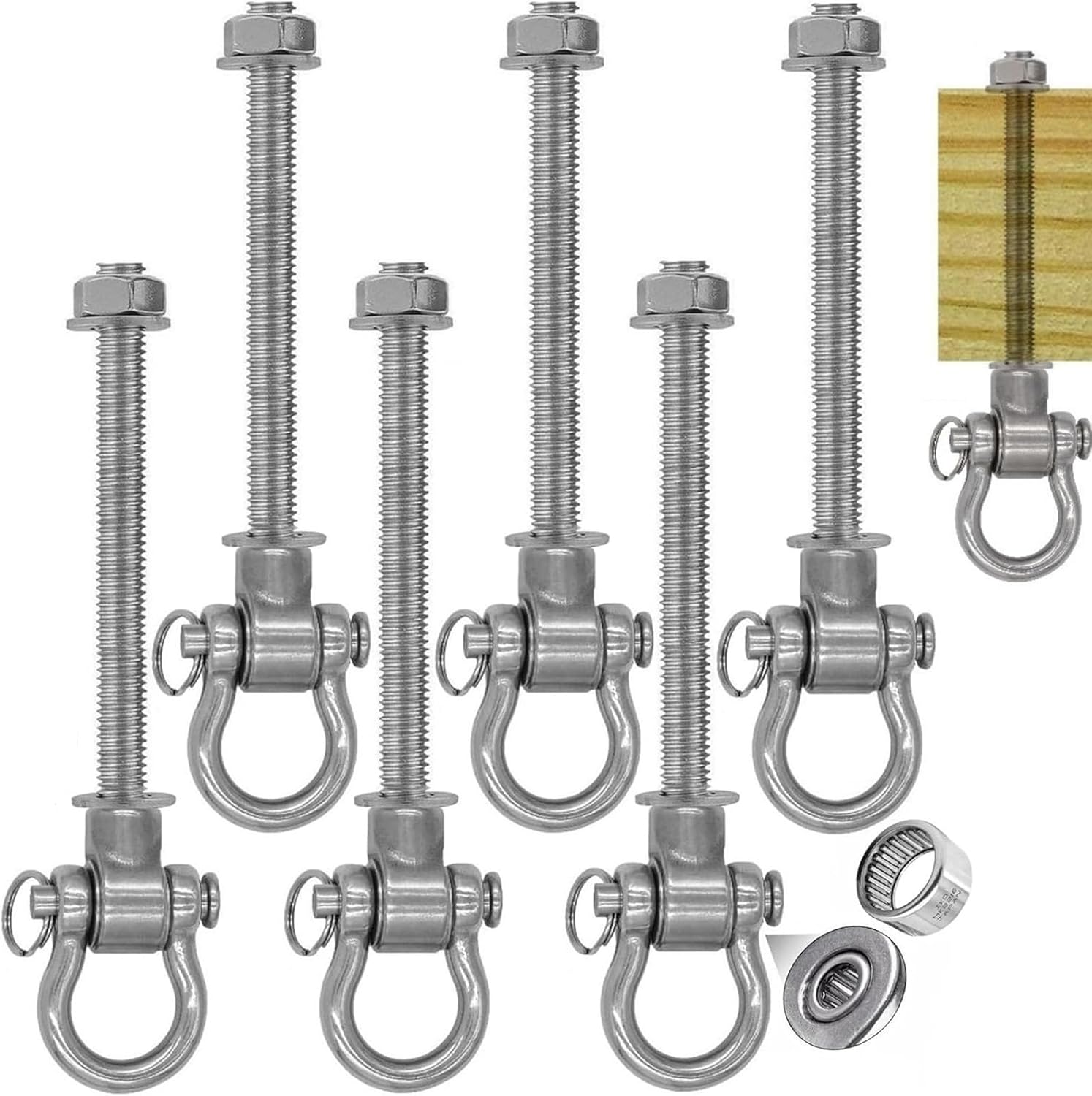 Dakzhou heavy duty swing hangers front view premium hardware