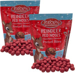 World Market Wowser Holiday Chocolate Pretzel Bites front view in a 5 Ounce bag