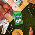 American Life Savers Wint O Green party size candy bag opening