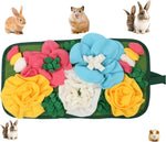 Générique brand green and orange interactive foraging mat for ferrets and chinchillas