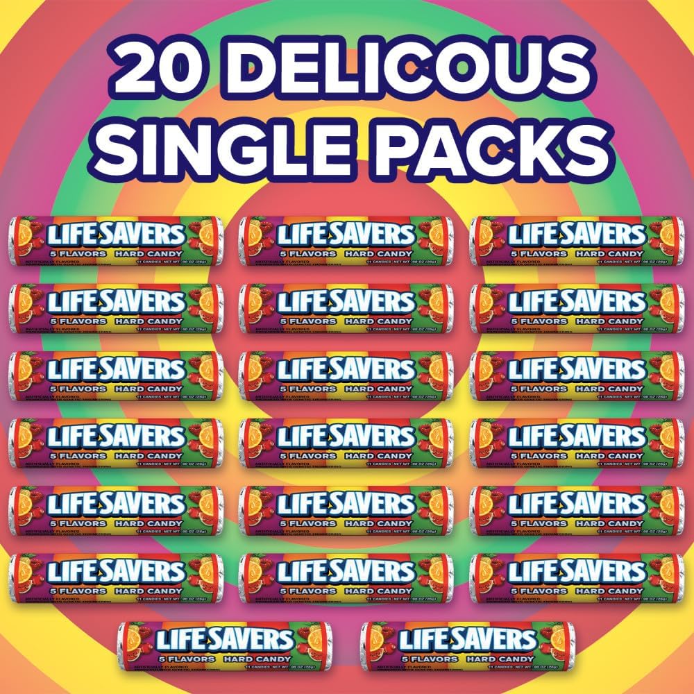 Authentic USA imported Life Savers candy rolls
