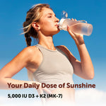 Micro Ingredients Vitamin D3 K2 dietary supplement pouch package