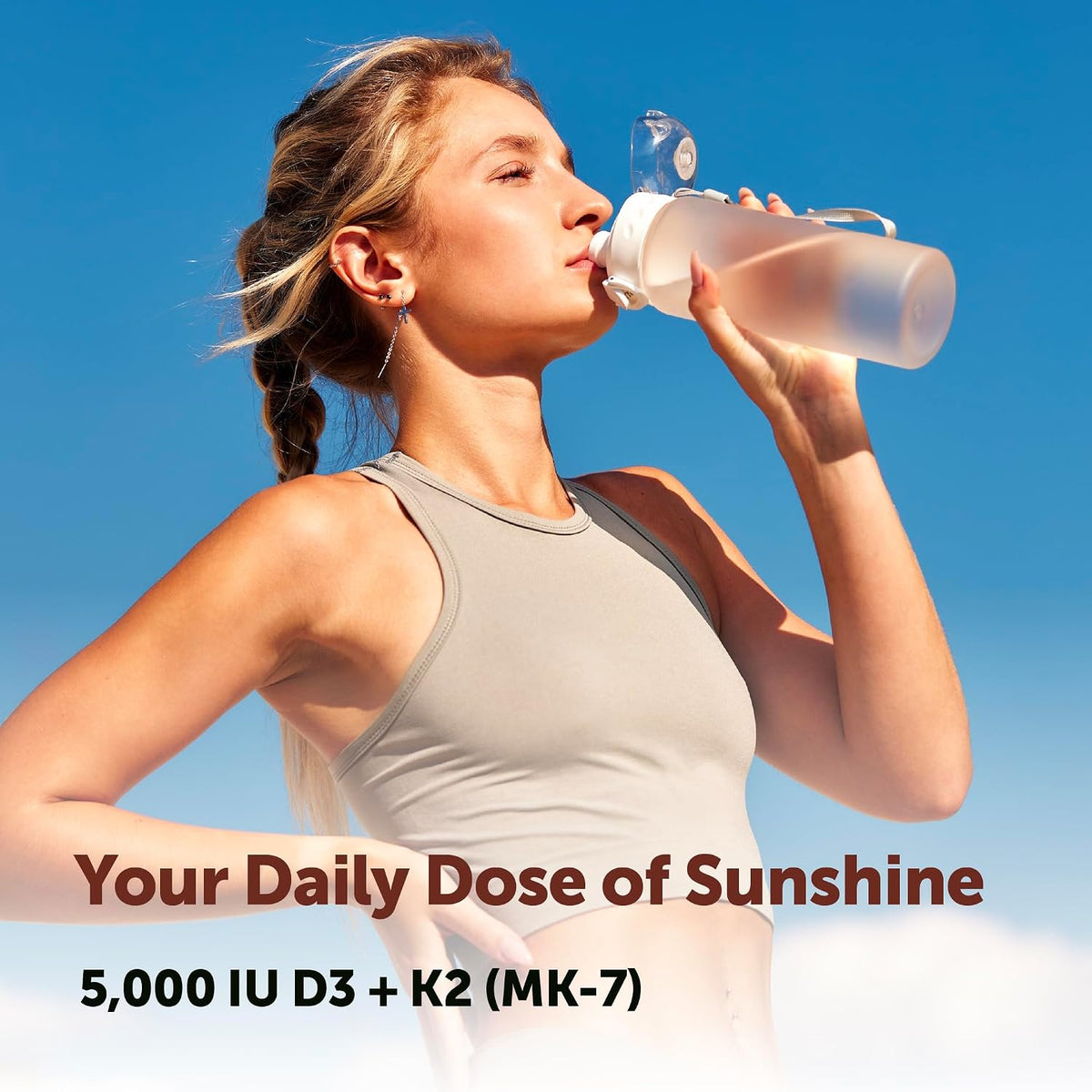 Micro Ingredients Vitamin D3 K2 dietary supplement pouch package