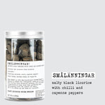 Haupt Lakrits Smålänningar 250g container premium imported vegan confectionery