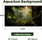 Close up view of the Avolander aquarium poster showcasing the scratch resistant protective surface film layer.