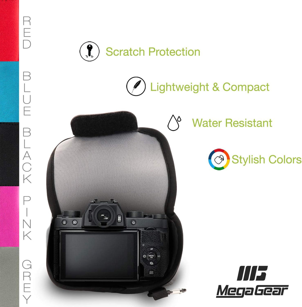 MegaGear MG1488 lightweight camera case side angle