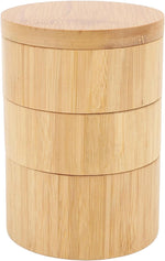 Tomotato compact wooden spice tower on countertop