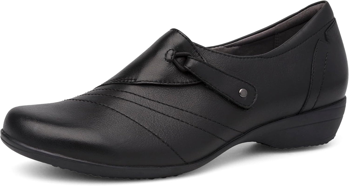 Dansko comfort shoe styled on model