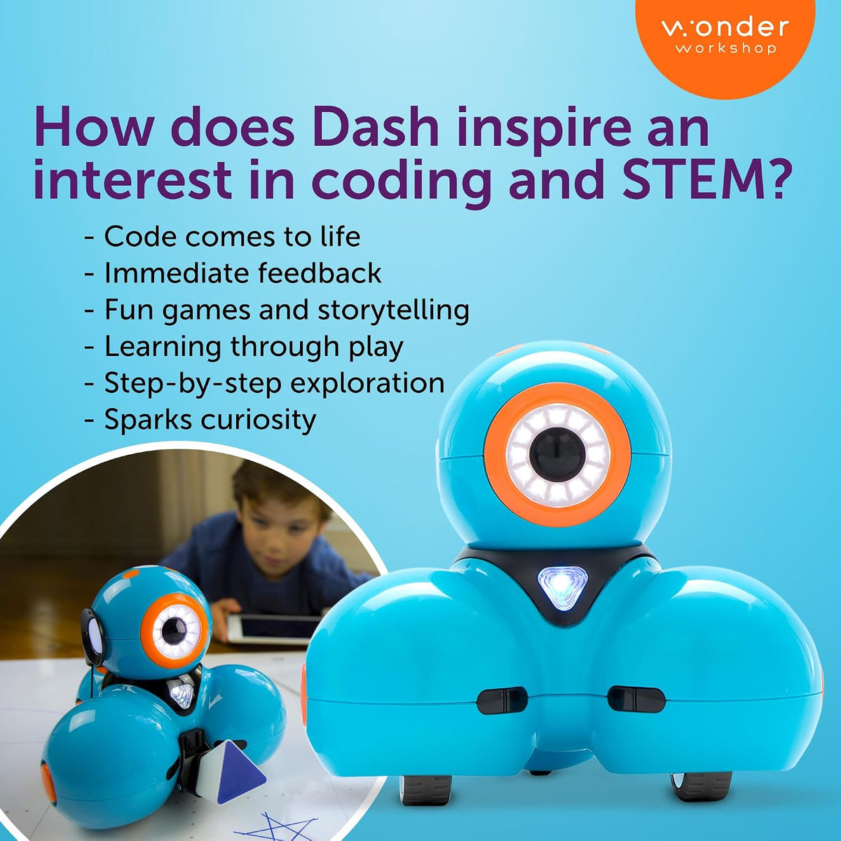 Wonder Workshop Dash Robot - Coding Robots for Kids 6 and Older - Image 6