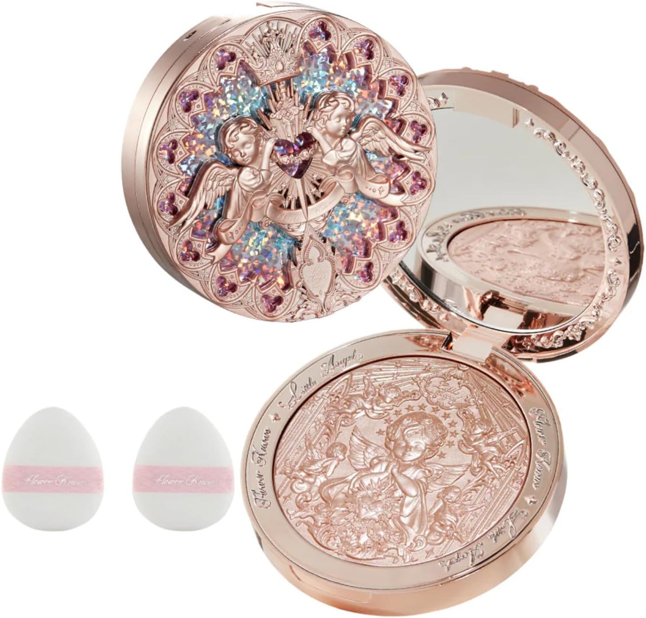Flower Knows Little Angel Embossed Highlighter L02 packaging front view