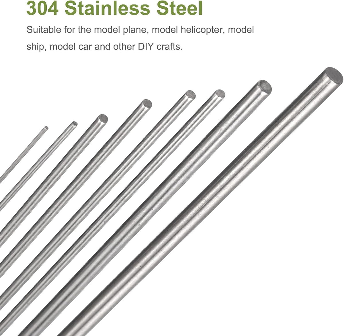 Awclub 304 stainless steel rods for DIY craft projects