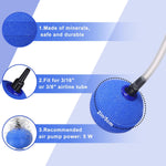 Therwen 2 inch ball shape air stone showing dark blue color