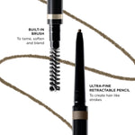Clarins Wonder Define Brow Pencil built-in blending brush