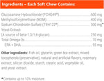 Senior dog joint wellness supplement with omega three fatty acids