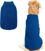 BINGPET Thermal Knitted Dog Sweater for Small Medium Large Dogs,Winter Dog Cat Coat Warm Sweartershirts Outfits,Classic Cable Knit Turtleneck Pullover Dog Jumper Coat Warm Sweartershirts - Image 11
