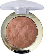 Milani updated powder blush pan showcasing shimmery rosy bronze color