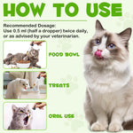 Datival probiotic drops bottle next to measuring dropper