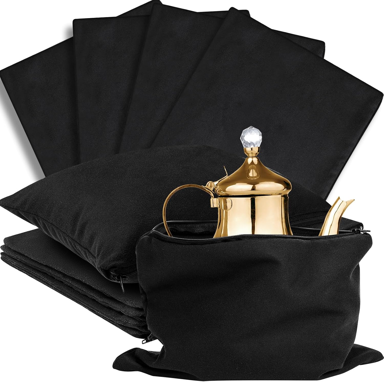Sanwuta anti tarnish silver storage bags front view