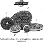 Buff and Shine microfiber cutting pad packaged single unit