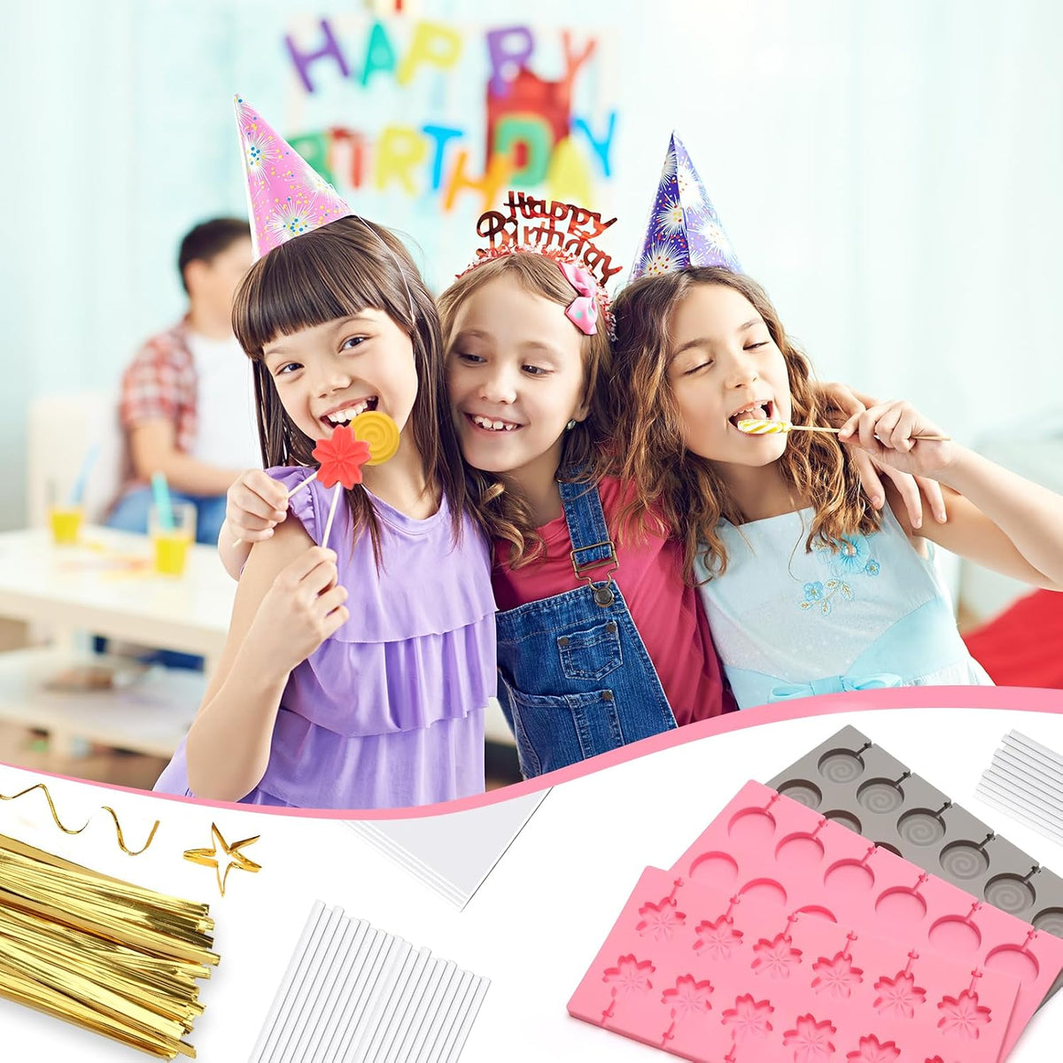 Bettoor lollipop mold kit packaged for gift creation