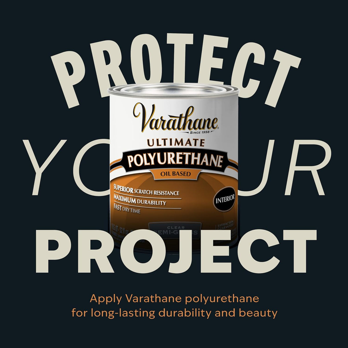 Varathane Premium Fast Dry Dark Walnut Wood Stain | Oil-Based, 1 Coat Color, 1 Hour Dry Time, Interior Wood Stain, Furniture, Cabinets, Doors, Covers Up to 70 Sq Ft, Half Pint - Image 10
